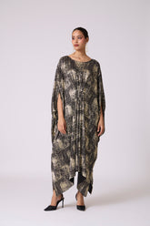 Valenza Dress - Black & Gold